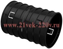 Муфта соединительная для двустенной трубы d=140мм IEK