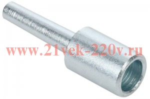 Головка удароприемная безмуфтовая d=16мм сталь IEK ZGU11-10-022