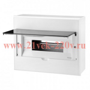 Бокс пластиковый ЩРН-П-12 IP41 бел. дверь бел. Kranz KR-11-0313