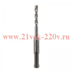Бур по бетону 6х110мм крестовая пластина SDS PLUS Kranz KR-91-0801