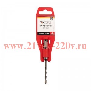Бур по бетону 5x110мм SDS PLUS Kranz KR-91-0005