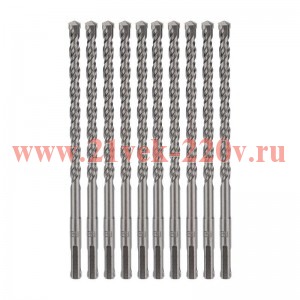 Бур по бетону 8x160мм SDS PLUS (уп.10шт) Kranz KR-91-0012-4