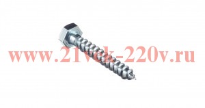 Болт DIN 571 сантехнический оцинк. 6х40 (уп.4шт) Tech-Krep 102580