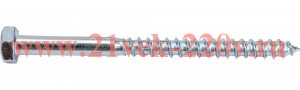 Болт DIN 571 сантехнический оцинк. 6х80 (уп.2шт) Tech-Krep 102584