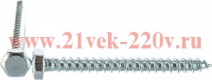 Болт DIN 571 сантехнический оцинк. 6х70 (уп.4шт) Tech-Krep 102583