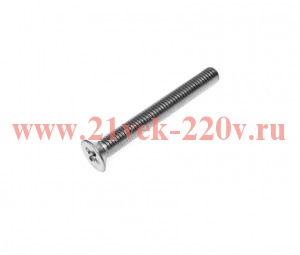 Винт DIN965 с потайной головкой оцинк. . М6х80 (уп.4шт) Tech-Krep 103006