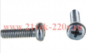 Винт DIN7985 с полукруглой головкой оцинк. М6х30 (уп.50шт) Tech-KREP 105227