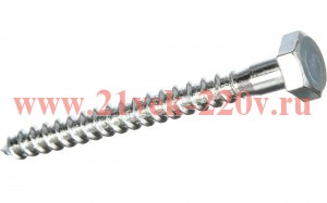 Болт DIN 571 сантехнический оцинк 10х100 (уп.15шт) Tech-KREP 126561