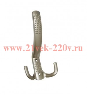 Крючок с перфорацией 3-х рожковый сатин (пакет) Tech-Krep 129906