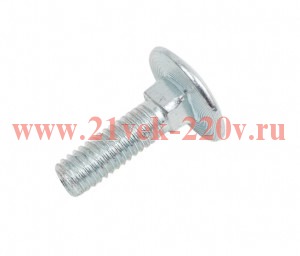 Болт с квадратным подголовником DIN 603 М6х20 (уп.10шт) Tech-Krep 143753