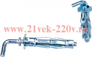 Анкер (дюбель) Молли W (с крюком) М5х52 (уп.100шт) Tech-Krep 133661