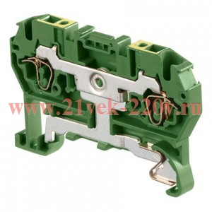 Клемма D6/8.P.2L пруж. 6мм.кв. земля ABB