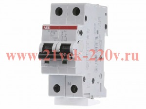 Автоматический выключатель ABB S201 1P+N 16A (B) 6kA 2CDS251103R0165