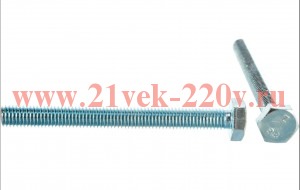 Болт DIN933 с шестигранной головкой оцинк. М12х50 (уп.4шт) Tech-KREP 102980