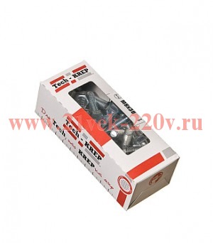 Болт DIN933 с шестигранной головкой оцинк. М8х30 коробка с ок. (уп.30шт) Tech-KREP 105209