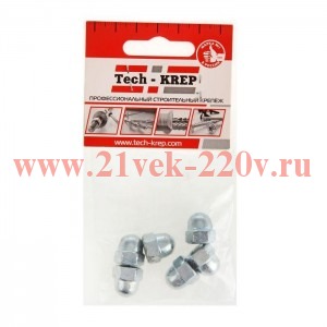 Гайка DIN1587 колпачковая М8 оцинк. (уп.6шт) Tech-KREP 112278