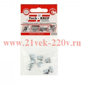 Гайка DIN1587 колпачковая М6 оцинк. (уп.8шт) Tech-KREP 112277
