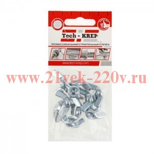 Гайка барашковая DIN 315 M8 (уп.12шт) Tech-KREP 111276