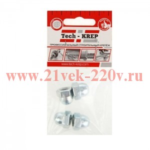 Гайка DIN1587 колпачковая оцинк. М10 Tech-KREP 125180
