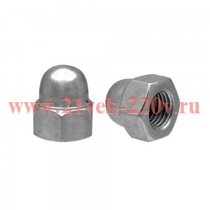 Гайка DIN1587 колпачковая оцинк. М12 Tech-KREP 125181