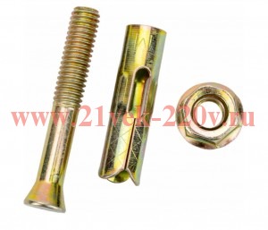 Болт анкерный с гайкой 10х50 (уп.20шт) Tech-KREP 124326