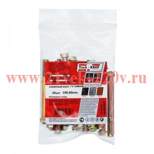 Болт анкерный с гайкой 8х85 (уп.20шт) Tech-KREP 124344