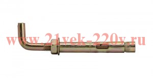 Болт анкерный HL 10х60 с Г-обр. крюком накл. цинк. Tech-Krep 133647
