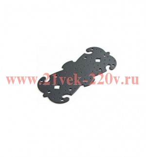 Пластина декоративная фигурная 180-80 мат. черн. Tech-KREP 148344