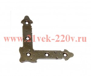 Уголок декоративный прямой плоский FRS-165 ст. бронза Tech-KREP 148335