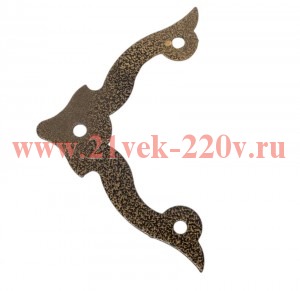 Уголок декоративный прямой плоский FRS-110 ст.бронза Tech-KREP 148334