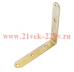 Уголок бытовой 125х125х20х2мм желт. Tech-KREP 148311
