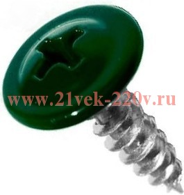 Саморез ШСММ 4.2х16 т.зел. KP RAL 6005 (уп.20шт) Tech-KREP 125487