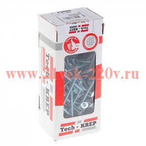 Саморез для тонкого метал. листа 4.2х50 (уп.100шт) коробка Tech-Krep 102144