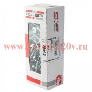 Саморез для тонкого метал. листа 4.2х25 (уп.200шт) коробка Tech-Krep 102141