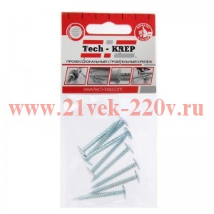 Саморез для тонкого метал. листа 4.2х38 (уп.9шт) пакет Tech-Krep 102392