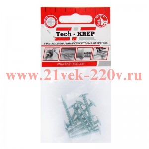 Саморез для тонкого метал. листа 4.2х32 (уп.10шт) пакет Tech-Krep 102391