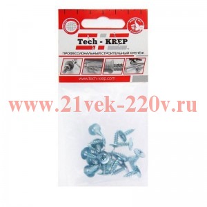 Саморез для тонкого метал. листа 4.2х13 (уп.22шт) пакет Tech-Krep 102387