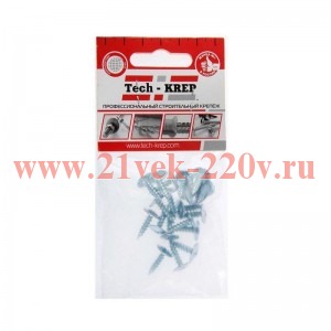 Саморез для тонкого метал. листа 4.2х16 (уп.20шт) пакет Tech-Krep 102388