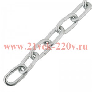 Цепь короткозвенная DIN 766 (SLC) 4мм-накл. (уп.40м) Tech-KREP 103324