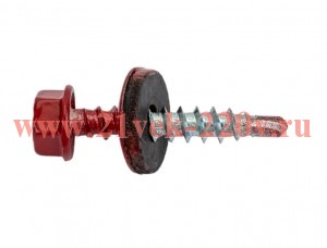 Саморез КР св. 4.8х28 RAL-3011 темн.-красн. (уп.300шт) Tech-KREP 103182