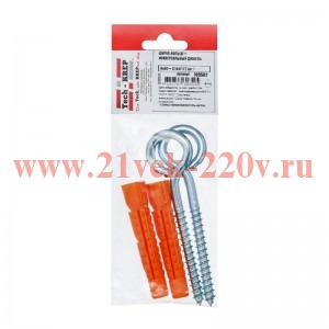 Шуруп-кольцо 8х80 с унив. дюбелем 12.0х71 (уп.2шт) Tech-KREP 109502