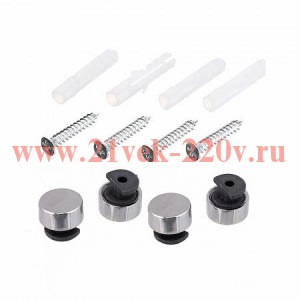 Зеркалодержатель d17мм без сверления хром (уп.1шт) Tech-Krep 112587