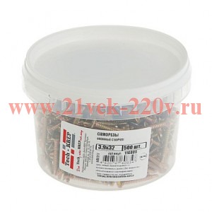 Саморезы оконные с буром 3.9х32 мал. (уп.500шт) Tech-KREP 116809