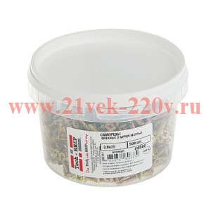 Саморезы оконные с буром 3.9х25 мал. (уп.500шт) Tech-KREP 116808
