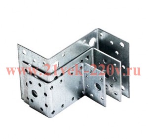 Угол крепежный Z-образный 90х65х45 цинк Tech-KREP 124398