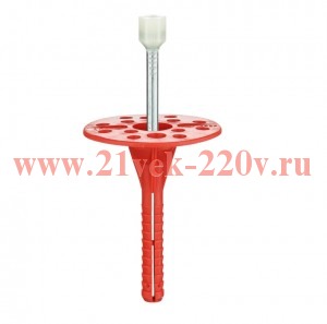 Дюбель для теплоизоляции с термоголовкой 10х140 (уп.25шт) Tech-Krep 124475