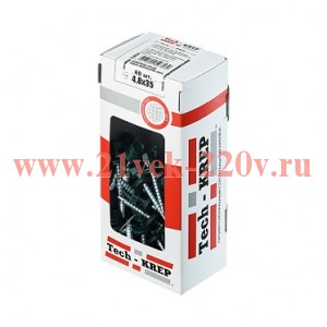 Саморез КР св. 4.8х35 RAL-6005 темн.-зел. коробка с ок. (уп.60шт) Tech-Krep 124634