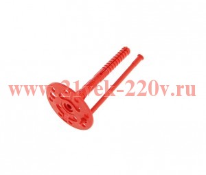 Дюбель для теплоизоляции с пласт. гвоздем (IZO) 10х180 (уп.500шт) Tech-Krep 124888