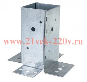 Опора столба 70х70х150 цинк Tech-KREP 124438