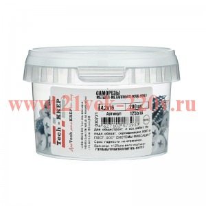 Саморез ШСММ 4.2х16 бел. KP RAL 9003 (уп.200шт) Tech-KREP 125518